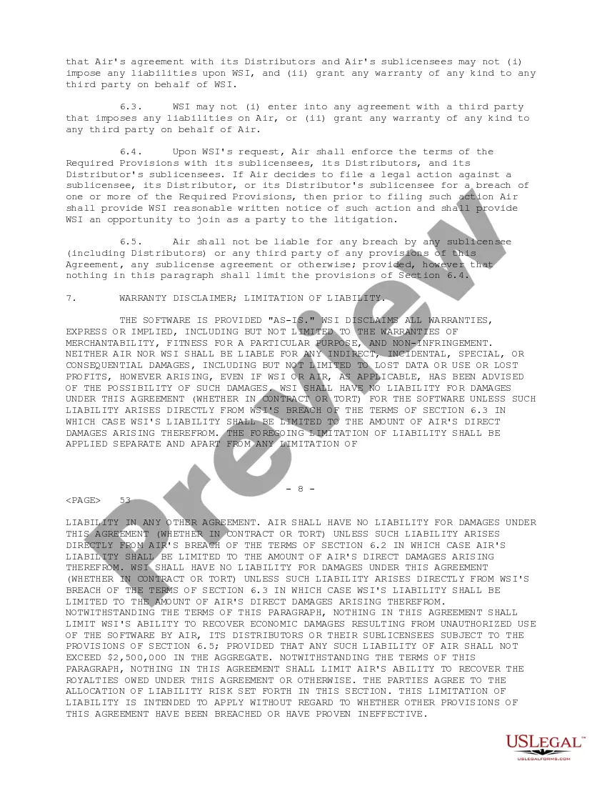 Get Software License Agreement between Witness Systems, Inc. and Advanced Integrated Recorders, Inc. Preview Software License Agreement between Witness Systems, Inc. and Advanced Integrated Recorders, Inc.