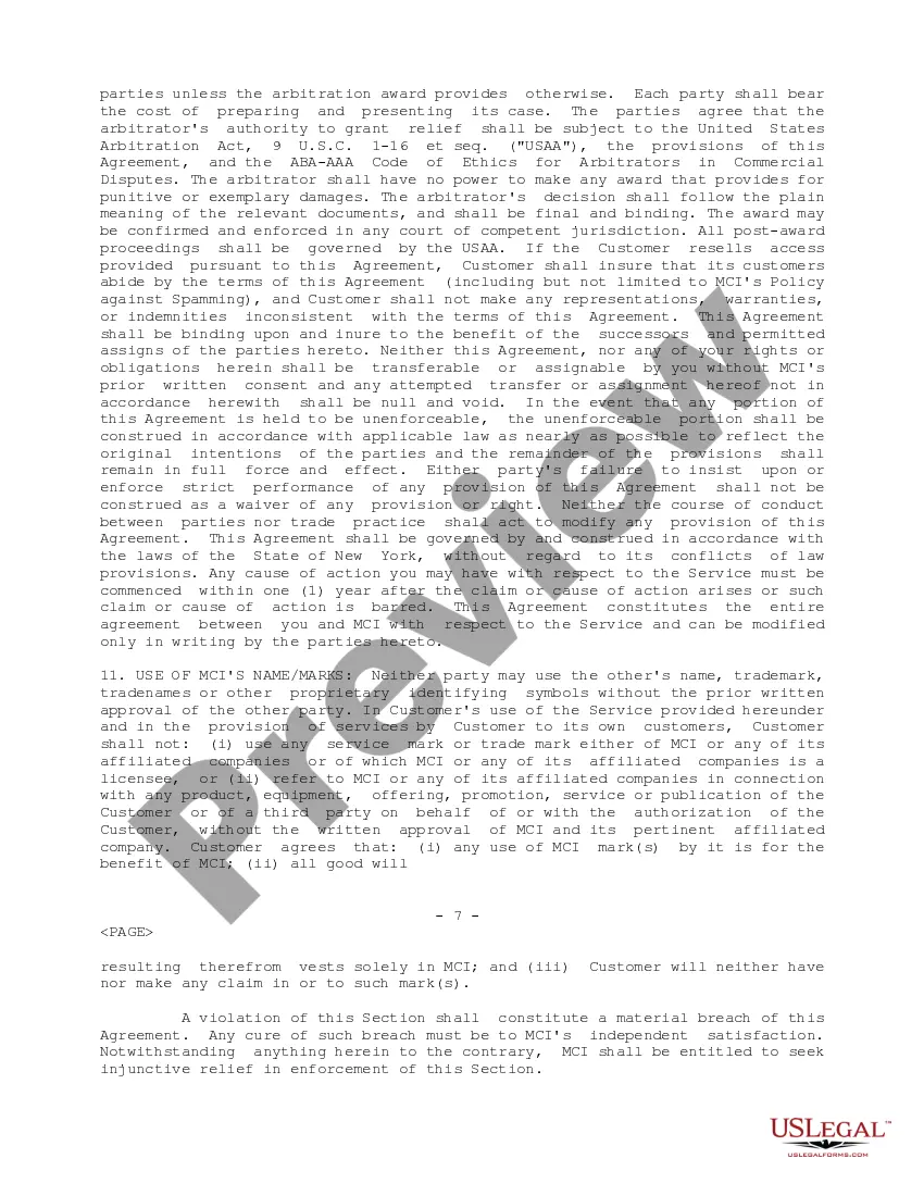 Get Dedicated Access Agreement Preview Dedicated Access Agreement