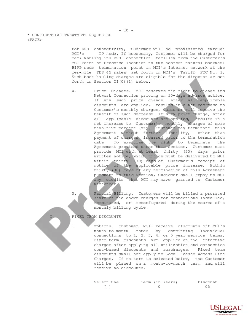 Get Dedicated Access Agreement Preview Dedicated Access Agreement