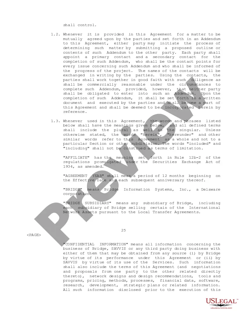 Preview Administrative Services Agreement