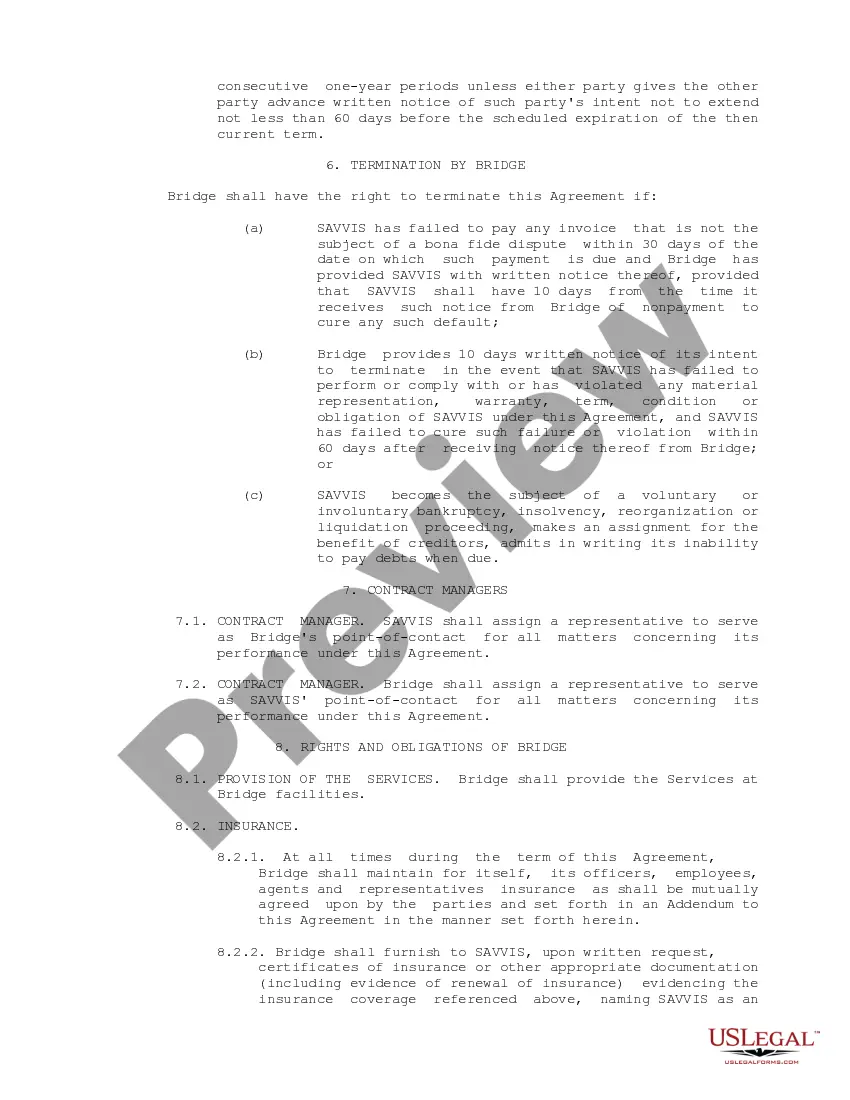 Preview Administrative Services Agreement