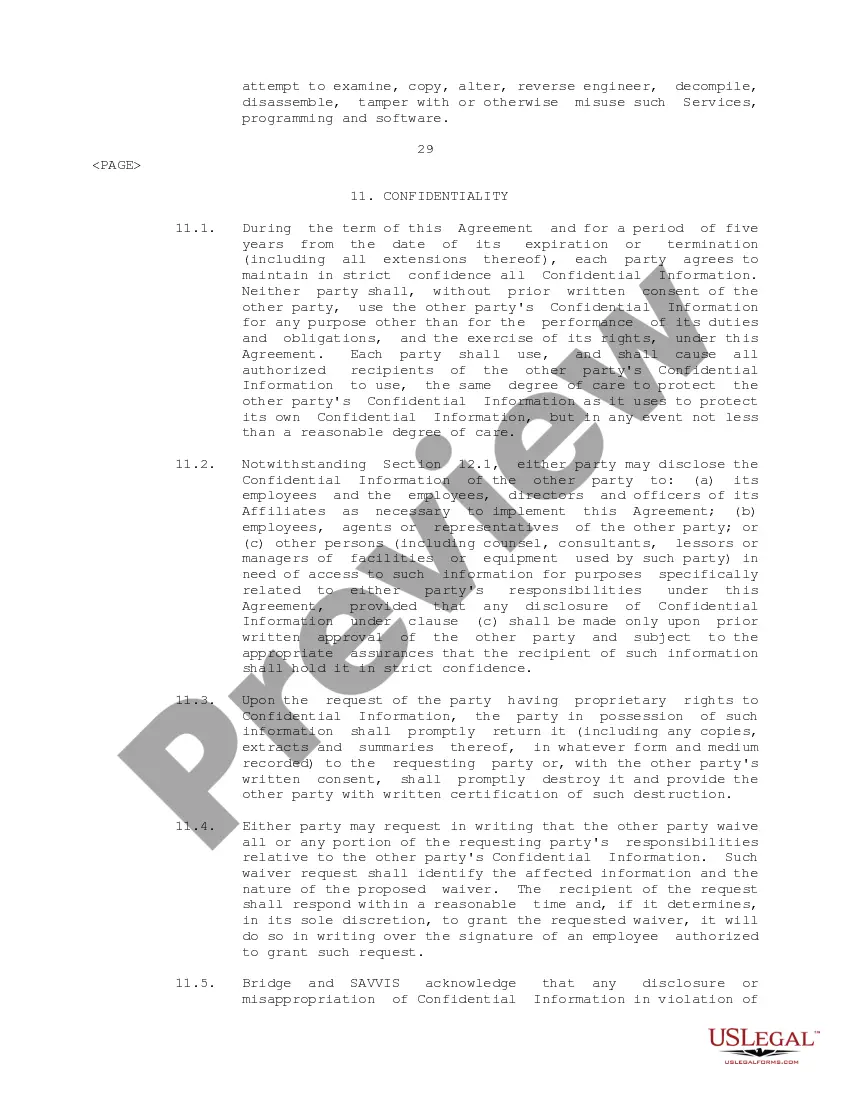 Preview Administrative Services Agreement