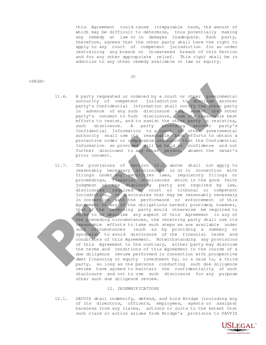 Preview Administrative Services Agreement