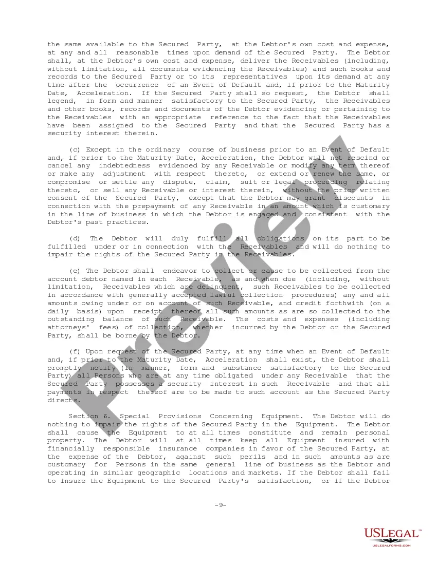 Get General Security Agreement granting secured party secured interest Preview General Security Agreement granting secured party secured interest