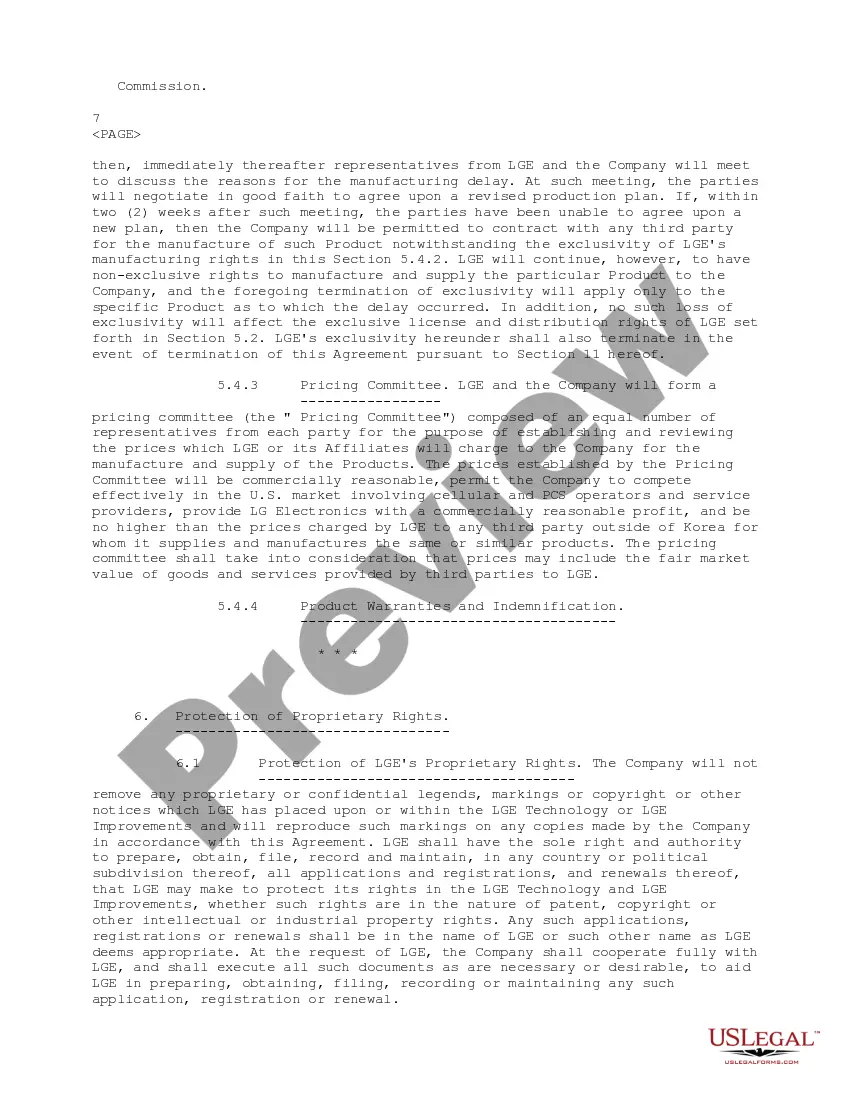 Get Research, Development and Distribution Agreement regarding the Development, Marketing and Servicing of Wireless Telecommunications Products Preview Research, Development and Distribution Agreement regarding the Development, Marketing and Servicing of Wireless Telecommunications Products