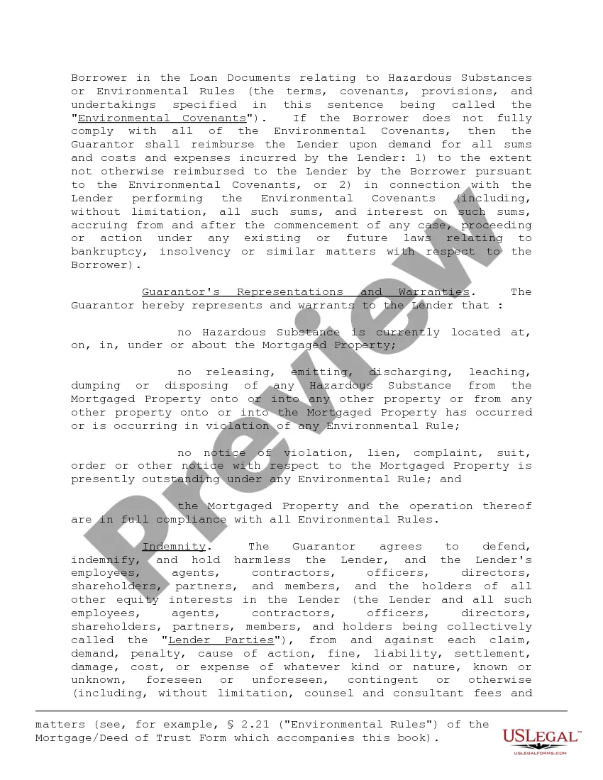 Get Environmental Guarantee Form and Variations Preview Environmental Guarantee Form and Variations