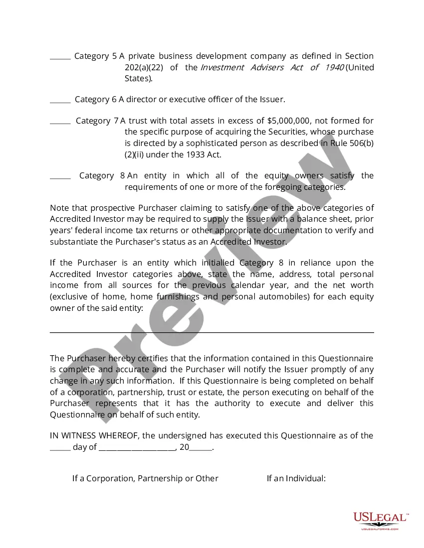 Get Private Placement Subscription Agreement Preview Private Placement Subscription Agreement