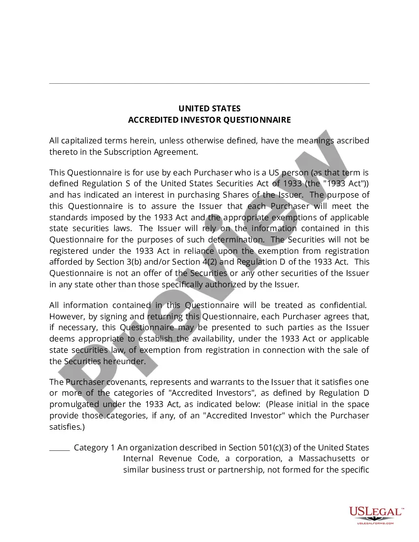Get Private Placement Subscription Agreement Preview Private Placement Subscription Agreement