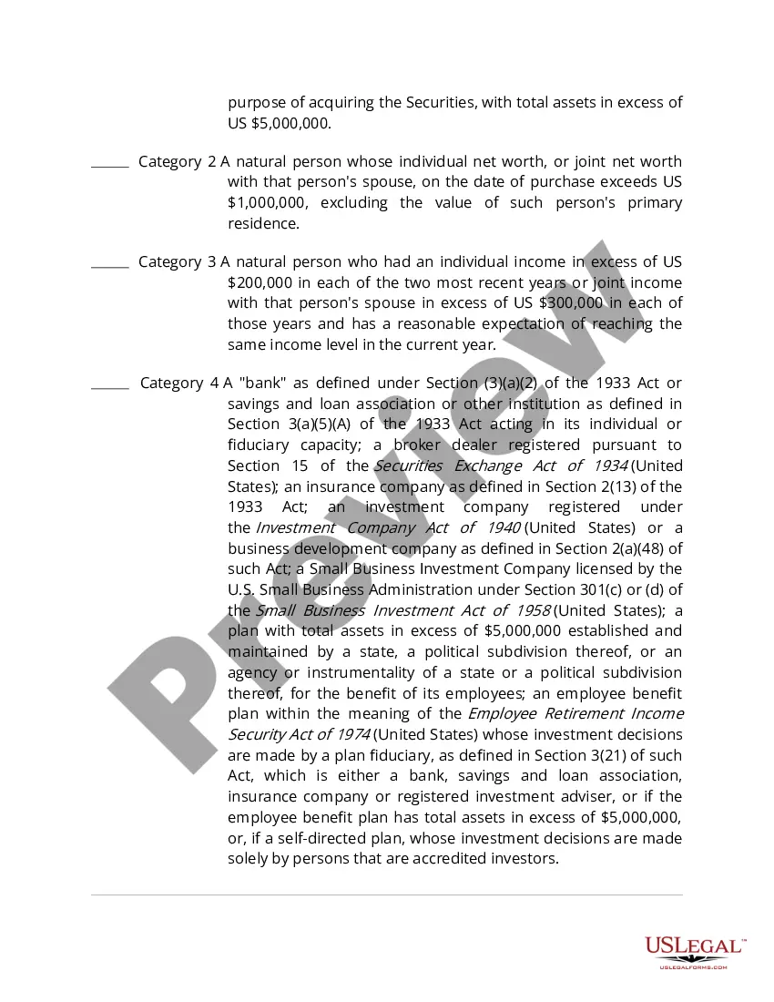Get Private Placement Subscription Agreement Preview Private Placement Subscription Agreement