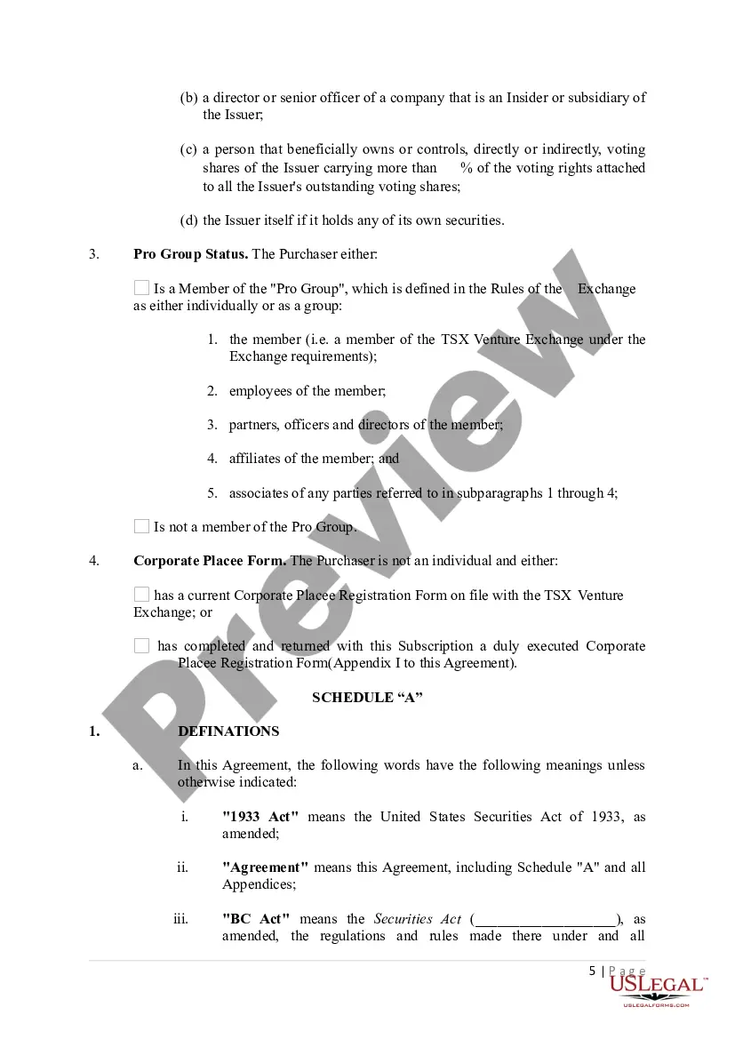 Get Subscription Agreement Preview Subscription Agreement