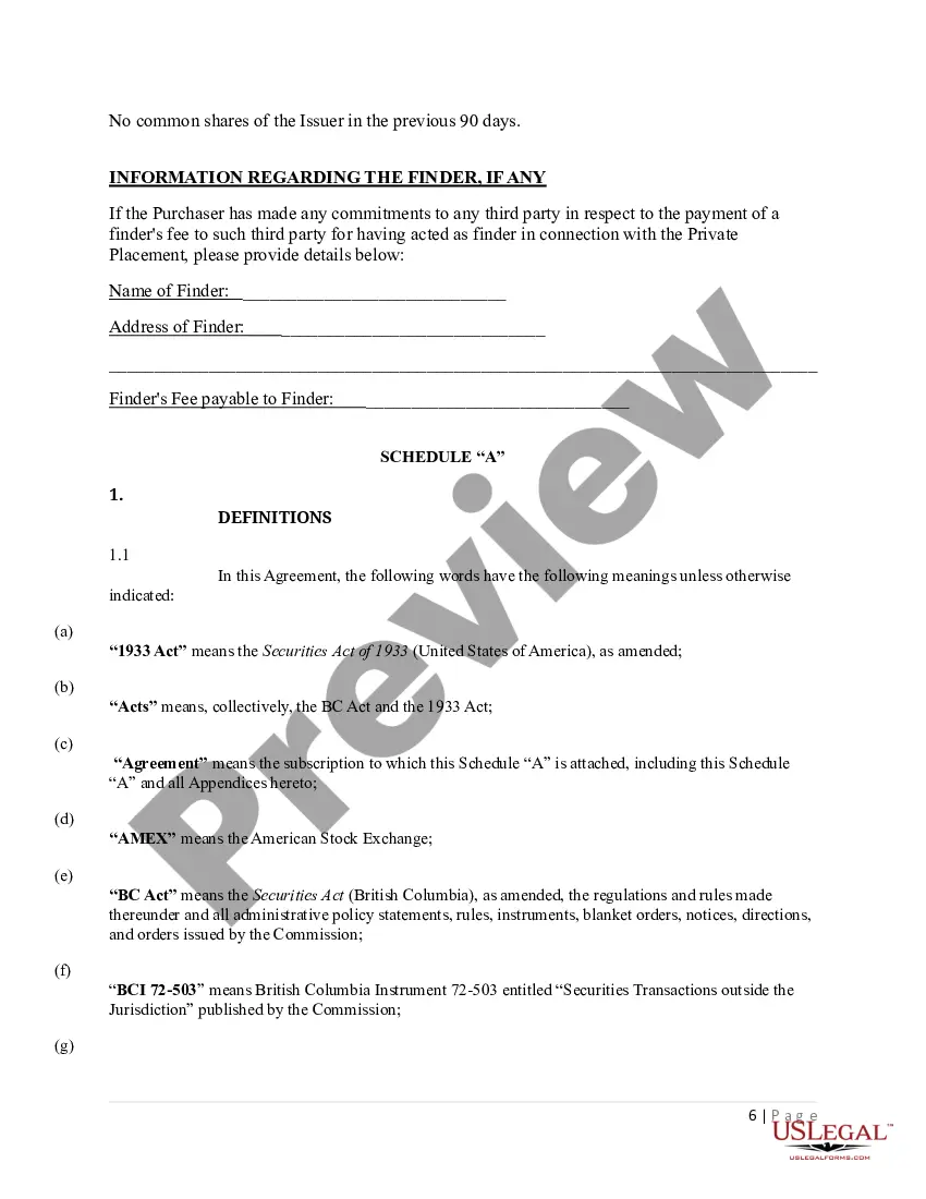 Get Subscription Agreement Preview Subscription Agreement
