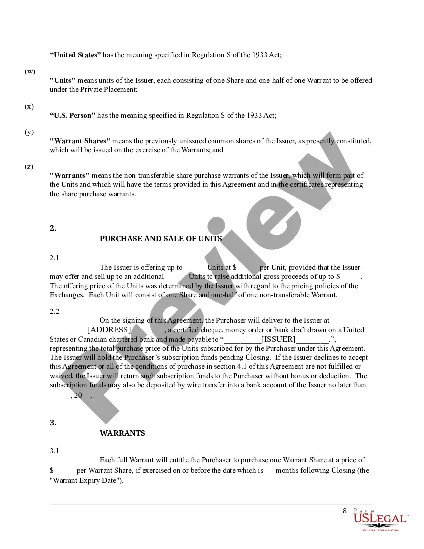 Get Subscription Agreement Preview Subscription Agreement