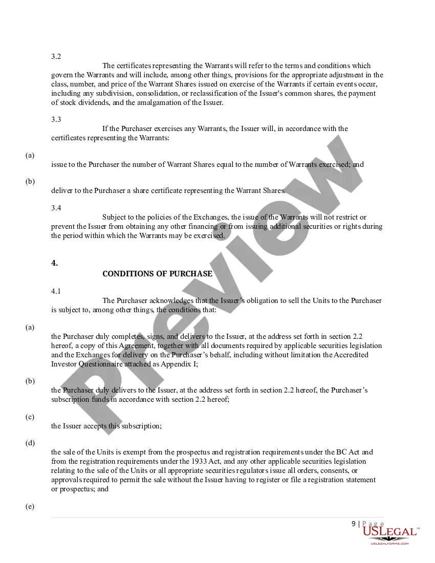 Get Subscription Agreement Preview Subscription Agreement