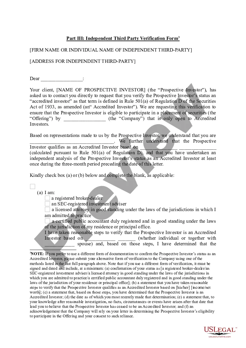 Get Accredited Investor Status Certificate Letter-Individual Preview Accredited Investor Status Certificate Letter-Individual
