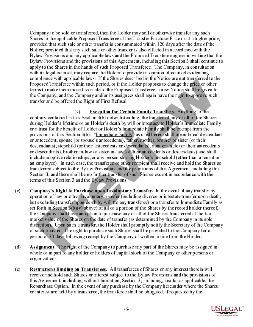 Get Common Stock Purchase Agreement with Vesting Preview Common Stock Purchase Agreement with Vesting