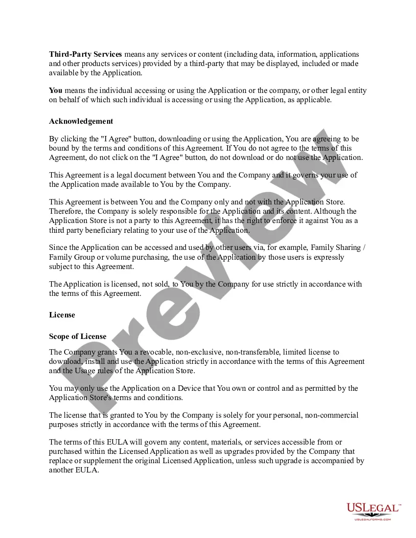 Get EULA - End User License Agreement Preview EULA - End User License Agreement