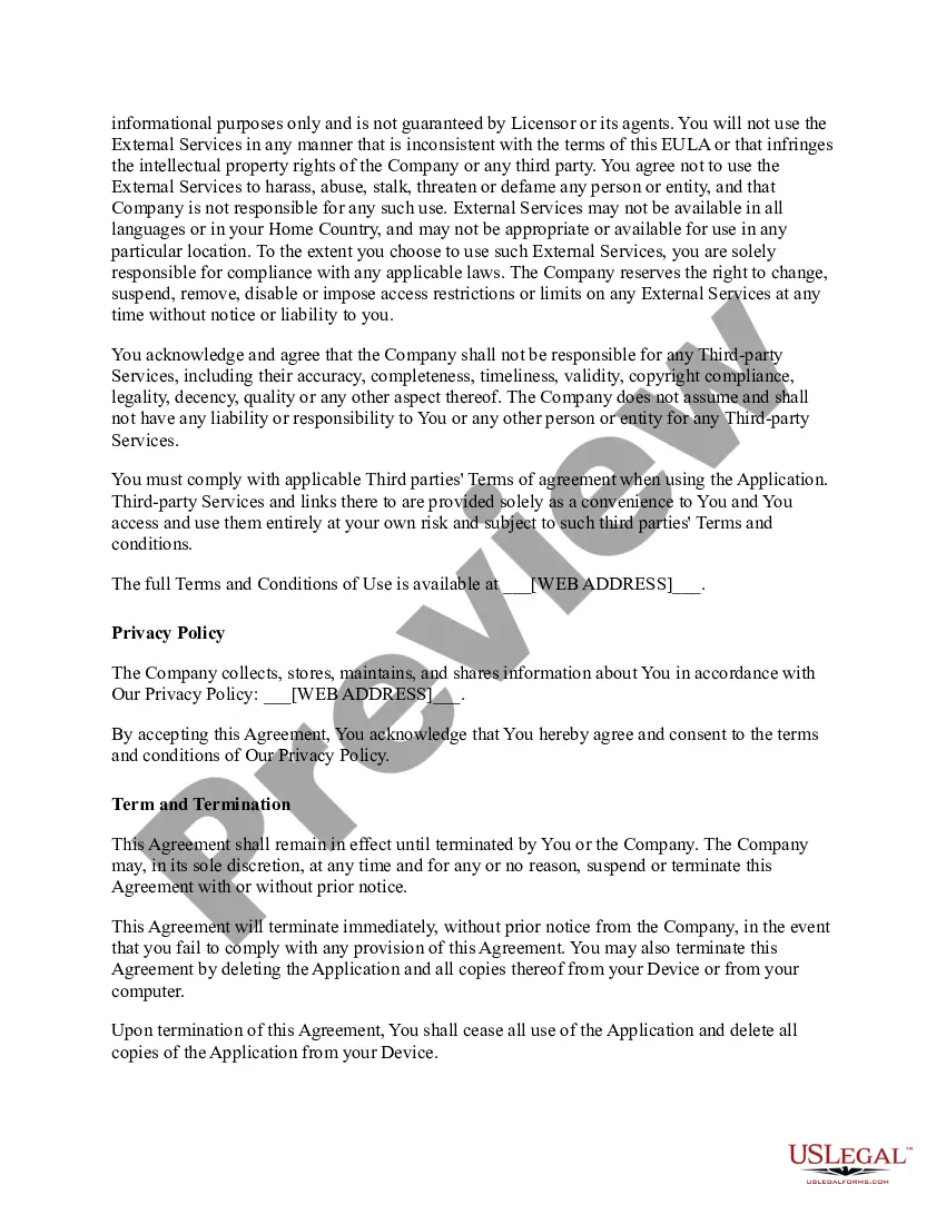 Get EULA - End User License Agreement Preview EULA - End User License Agreement