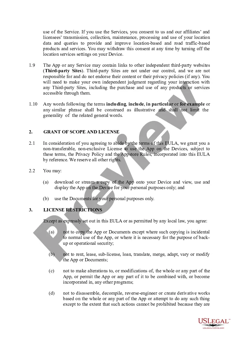 Get EULA - End User License Agreement Preview EULA - End User License Agreement