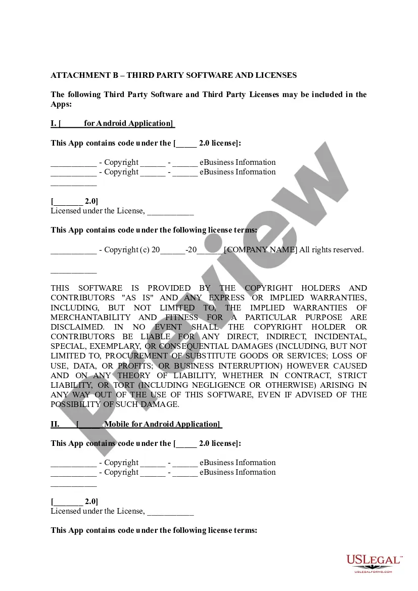 Get End User License Agreement for Mobile Applications Preview End User License Agreement for Mobile Applications