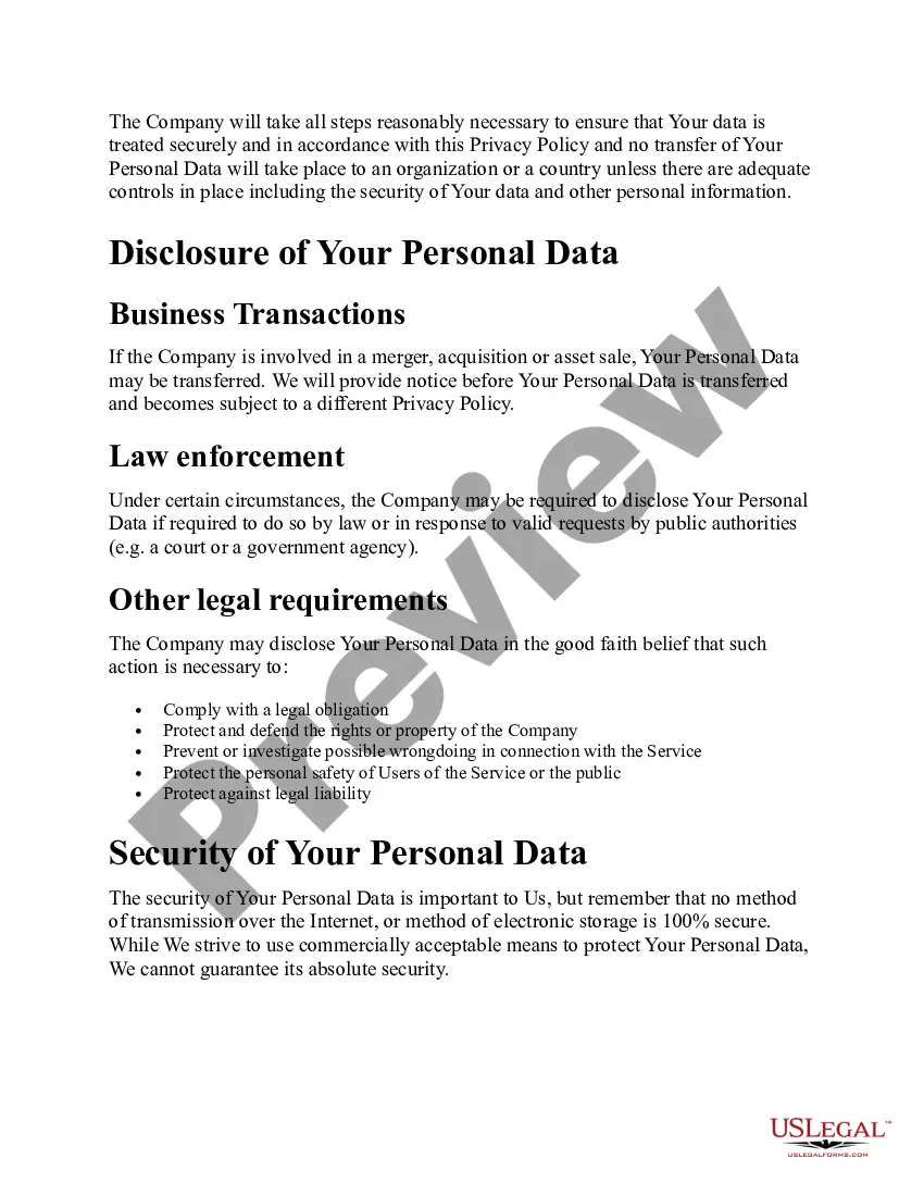 Get Mobile App Privacy Policy Preview Mobile App Privacy Policy