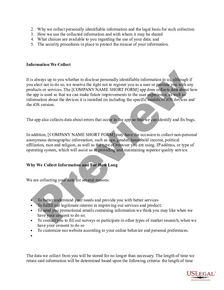 Get Online Privacy Policy Agreement Preview Online Privacy Policy Agreement