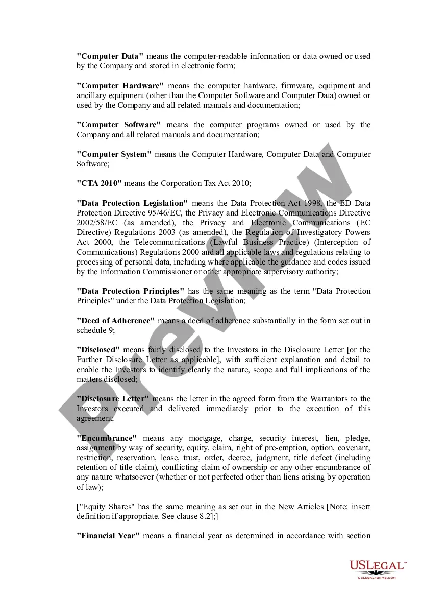 Get Subscription Agreement and Shareholders' Agreement Preview Subscription Agreement and Shareholders' Agreement
