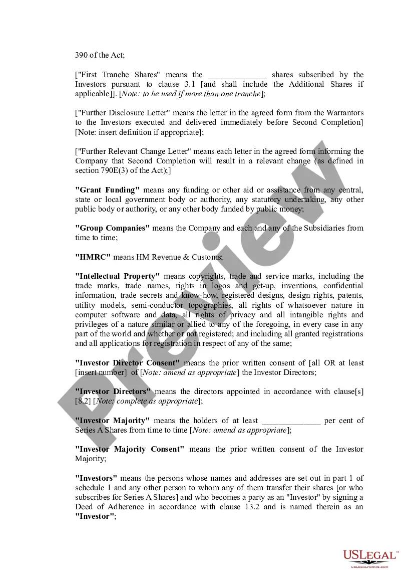 Get Subscription Agreement and Shareholders' Agreement Preview Subscription Agreement and Shareholders' Agreement