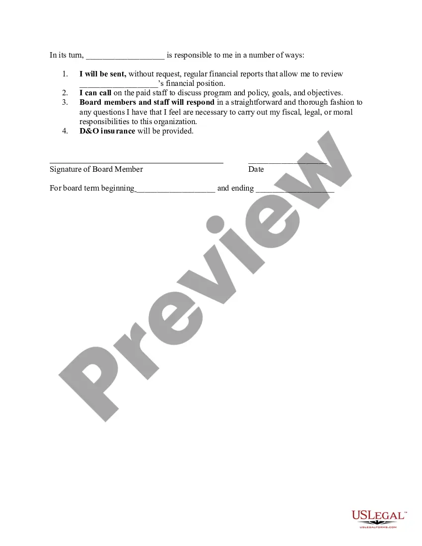 Get Statement of Covenant for Board Members Preview Statement of Covenant for Board Members