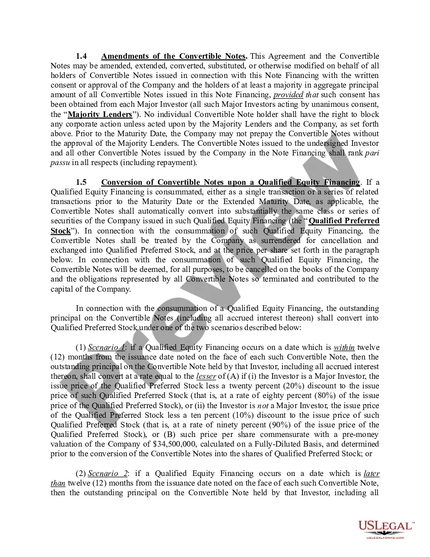 Get Convertible Note Subscription Agreement Preview Convertible Note Subscription Agreement