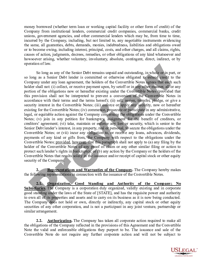 Get Convertible Note Subscription Agreement Preview Convertible Note Subscription Agreement