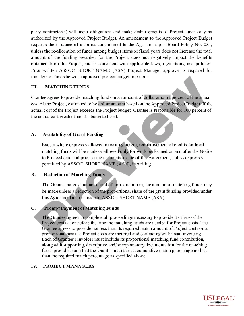 Get Grant Agreement - From Government Assoc. Preview Grant Agreement - From Government Assoc.