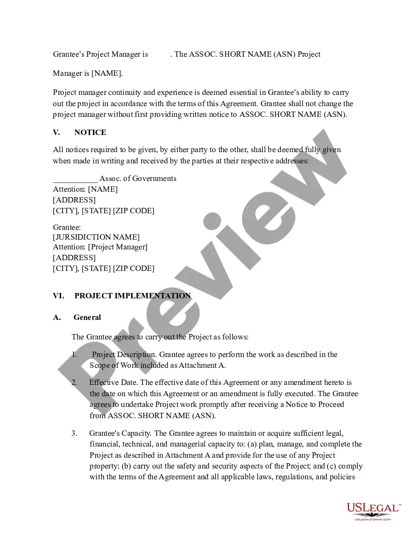 Get Grant Agreement - From Government Assoc. Preview Grant Agreement - From Government Assoc.