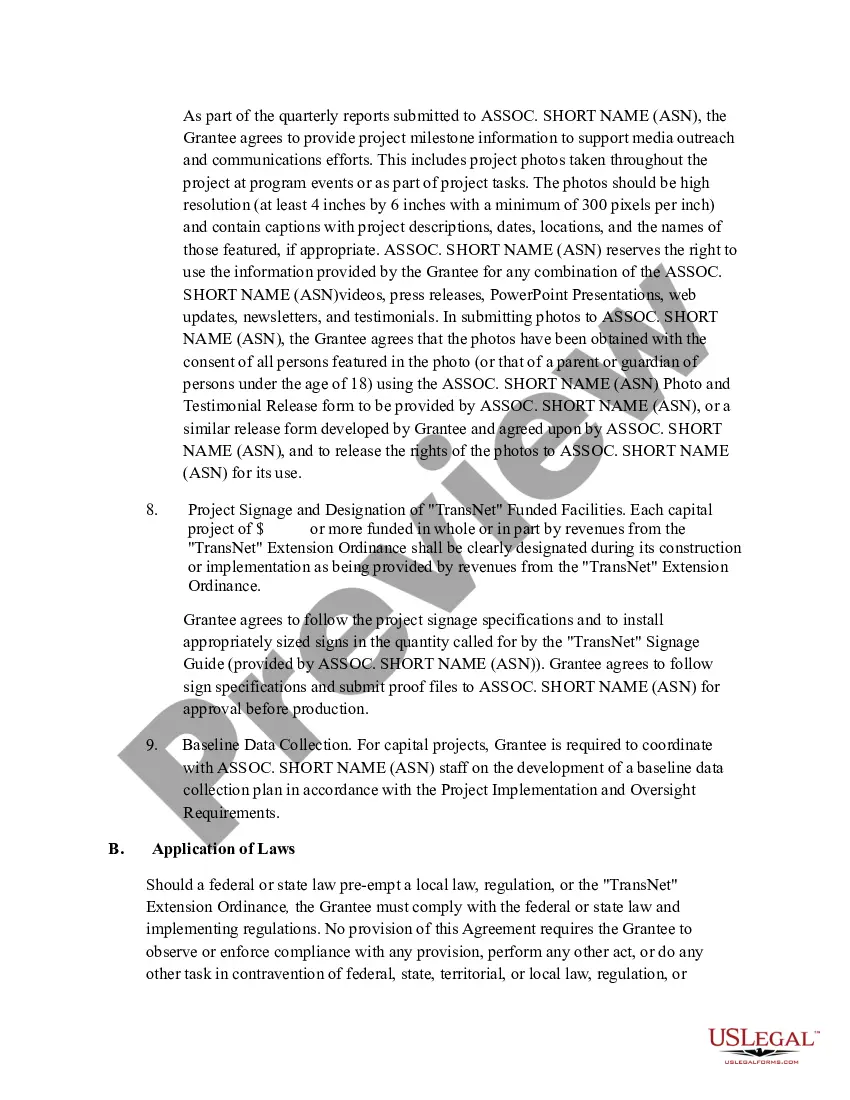 Get Grant Agreement - From Government Assoc. Preview Grant Agreement - From Government Assoc.
