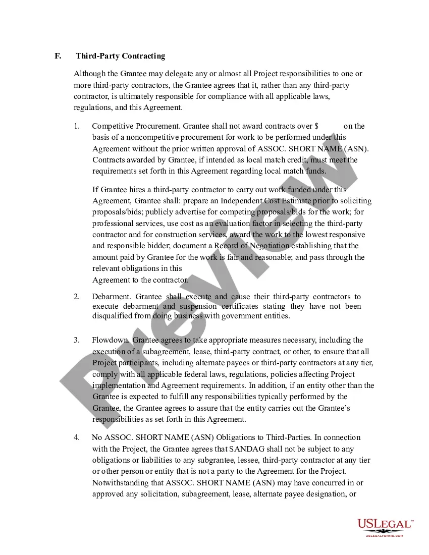 Get Grant Agreement - From Government Assoc. Preview Grant Agreement - From Government Assoc.