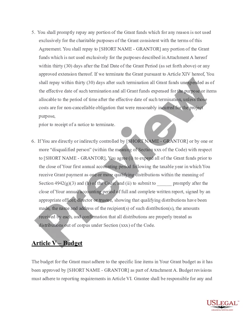 Get Grant Agreement Preview Grant Agreement