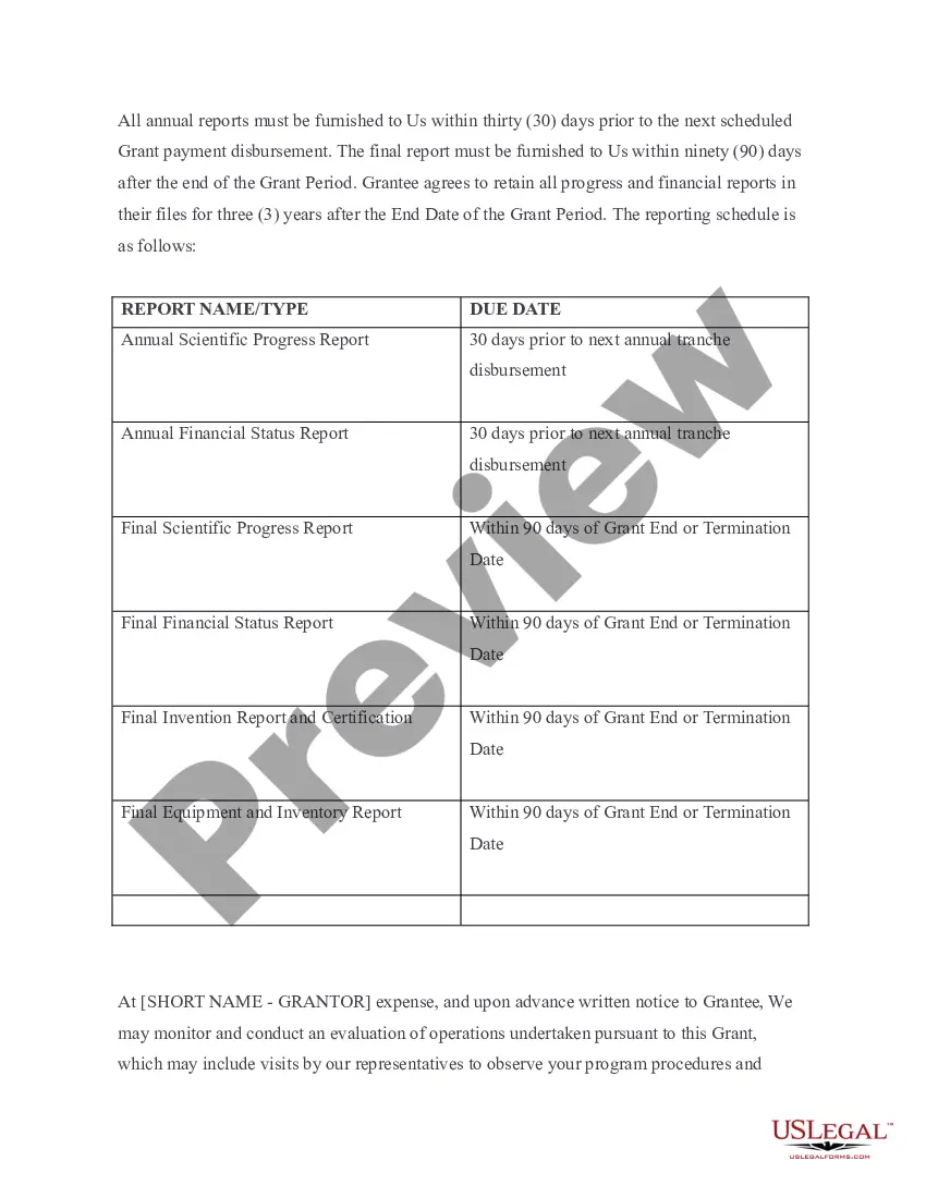 Get Grant Agreement Preview Grant Agreement