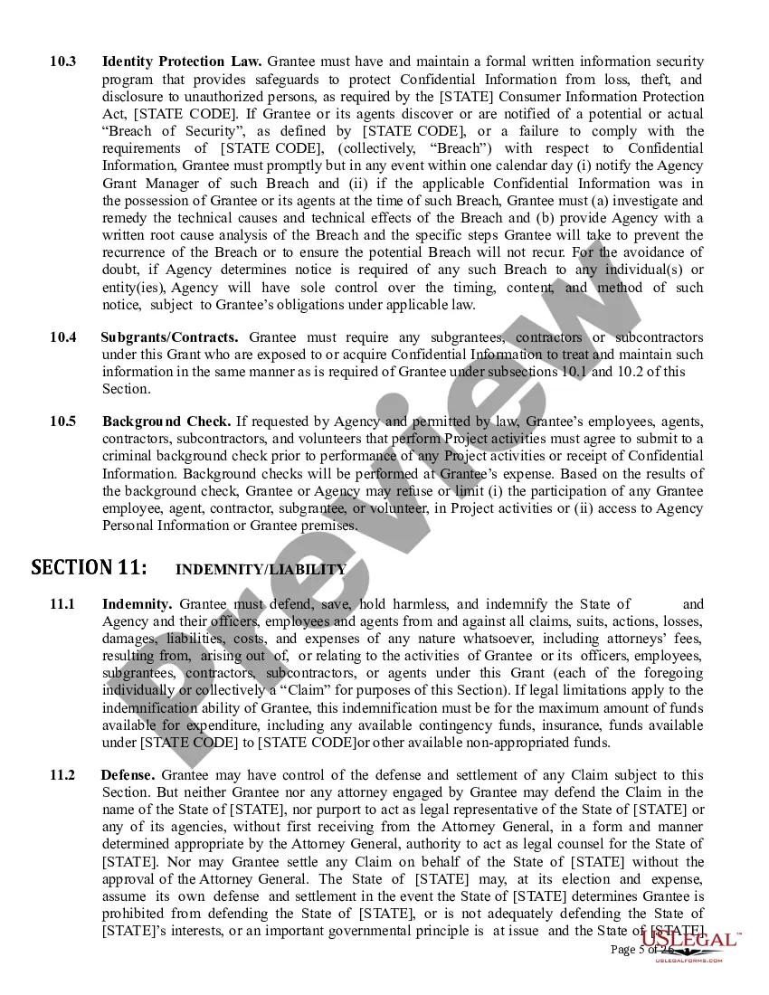 Get Grant Agreement - Attachment A Preview Grant Agreement - Attachment A