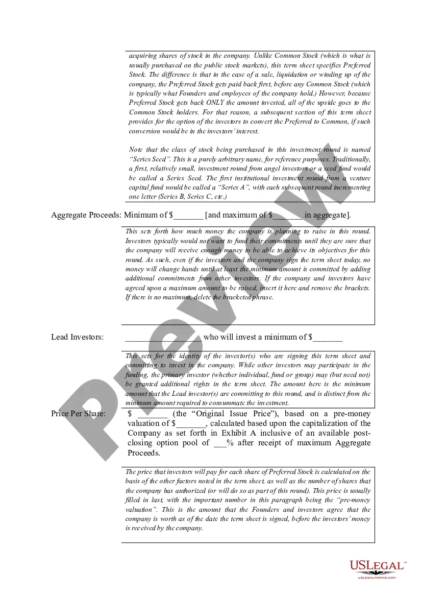 Get Gust Series Seed Term Sheet Preview Gust Series Seed Term Sheet