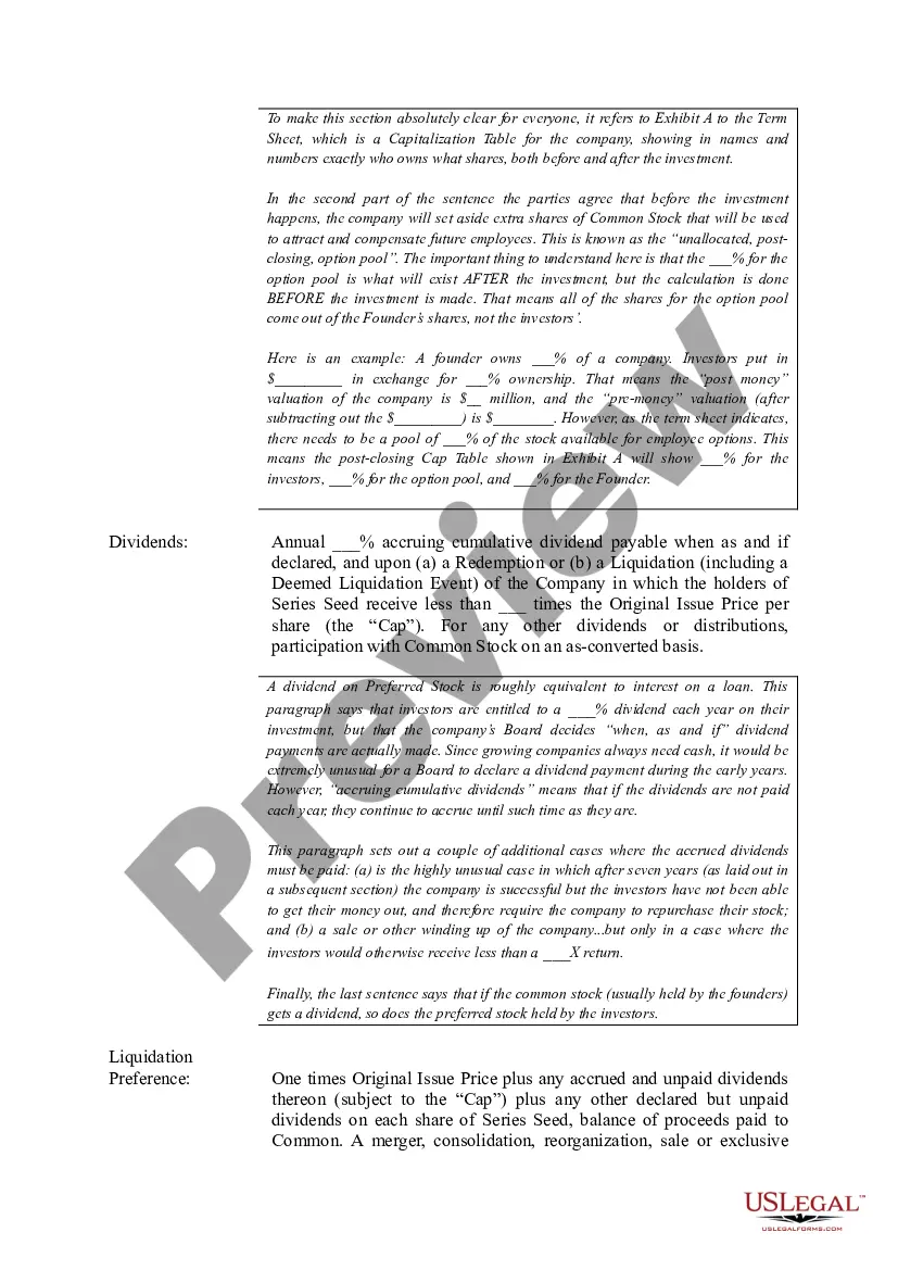 Get Gust Series Seed Term Sheet Preview Gust Series Seed Term Sheet