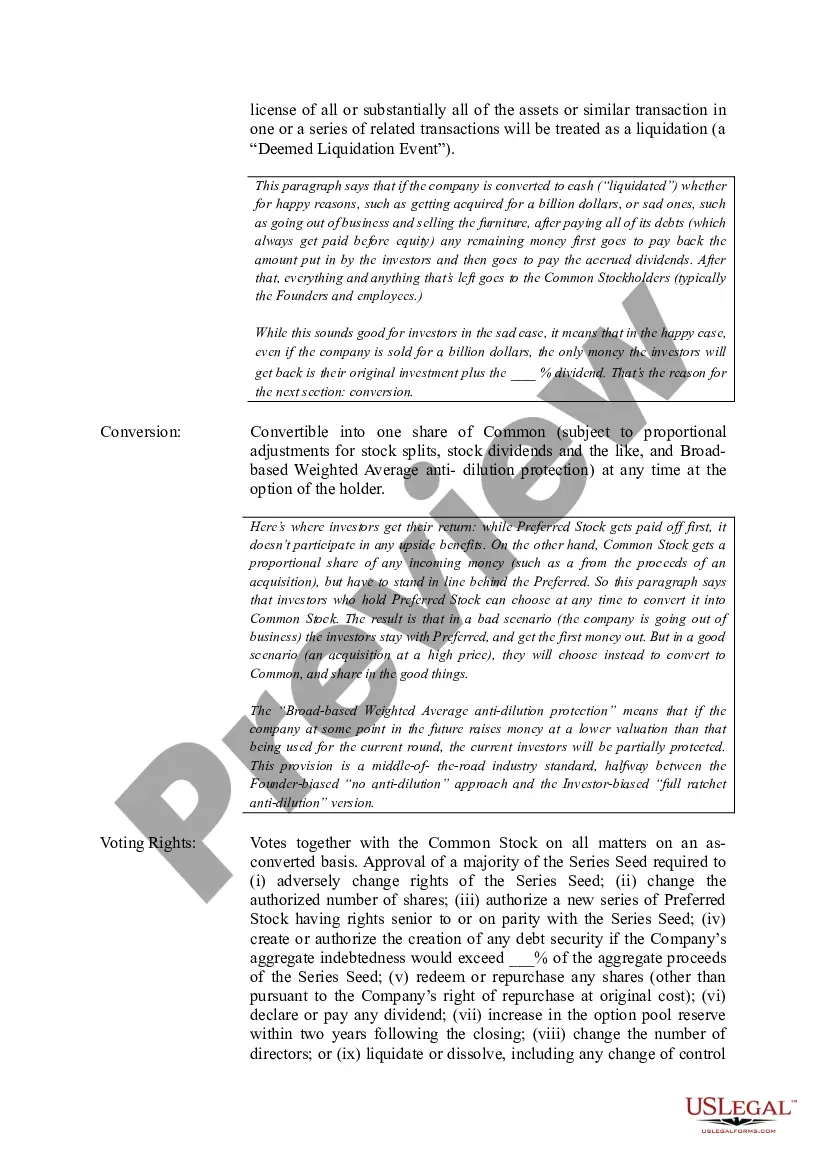 Get Gust Series Seed Term Sheet Preview Gust Series Seed Term Sheet