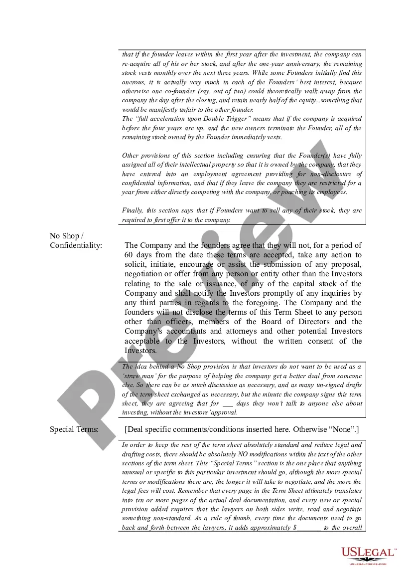 Get Gust Series Seed Term Sheet Preview Gust Series Seed Term Sheet