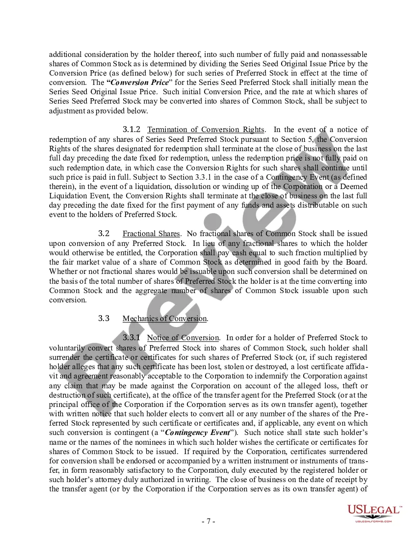 Get Restated Certificate of Incorporation Preview Restated Certificate of Incorporation