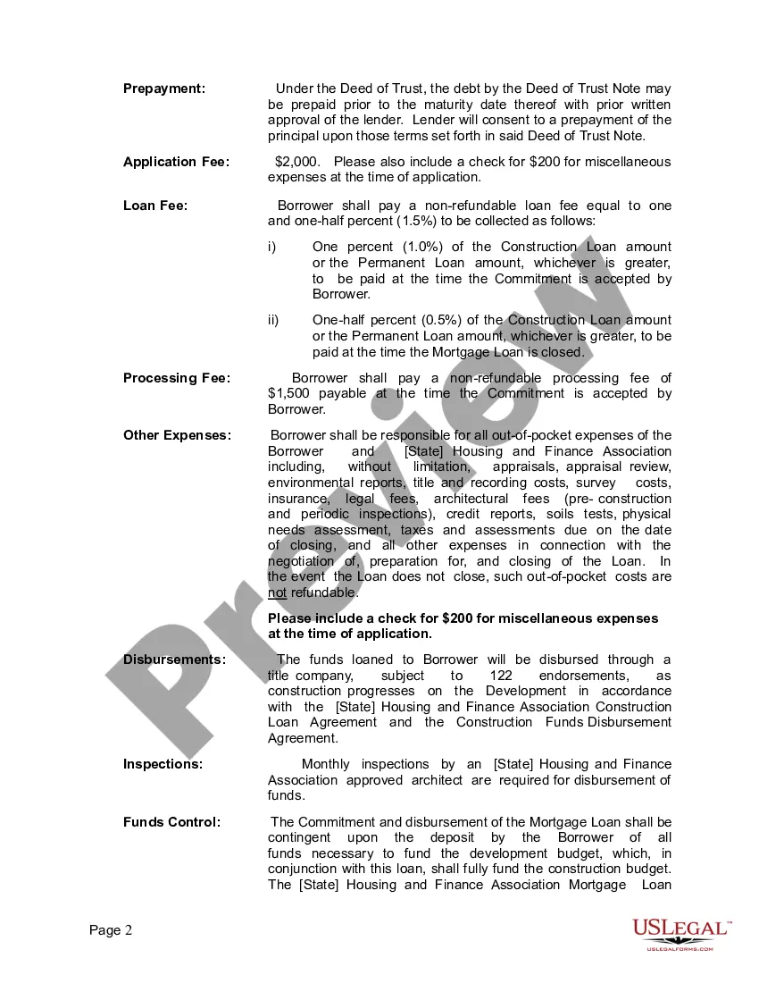 Get Construction Loan Financing Term Sheet Preview Construction Loan Financing Term Sheet