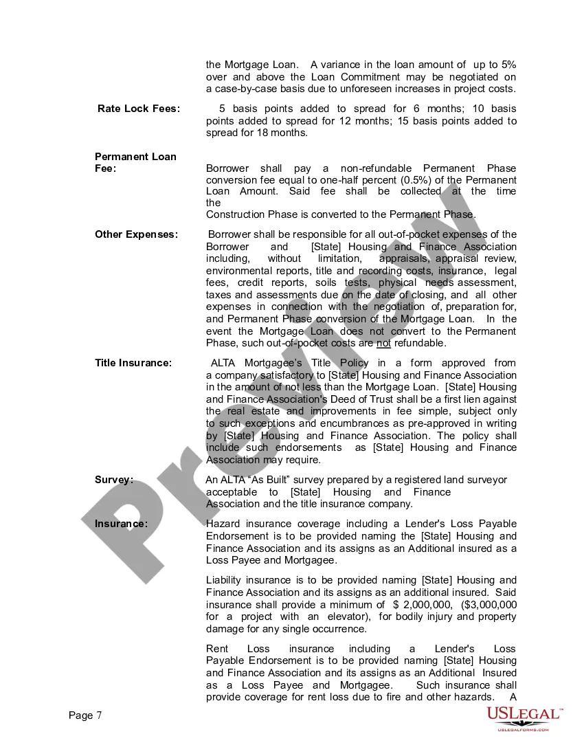 Get Construction Loan Financing Term Sheet Preview Construction Loan Financing Term Sheet
