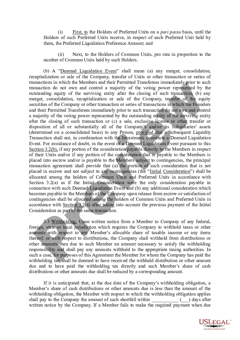Get Restated Limited Liability Company Agreement of LLC Preview Restated Limited Liability Company Agreement of LLC