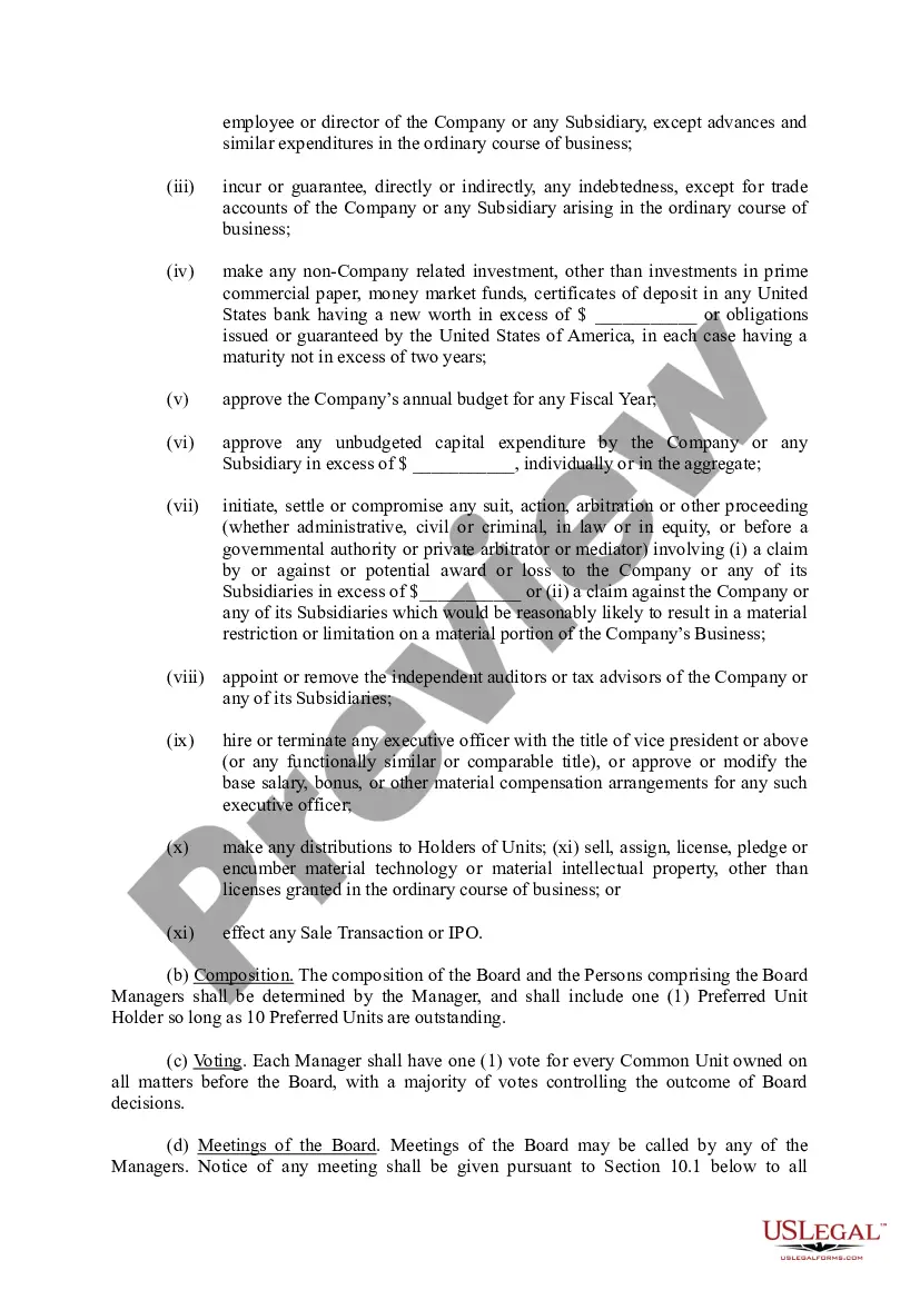 Get Restated Limited Liability Company Agreement of LLC Preview Restated Limited Liability Company Agreement of LLC