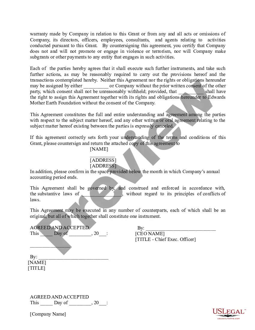 Get Recoverable Grant Agreement Preview Recoverable Grant Agreement
