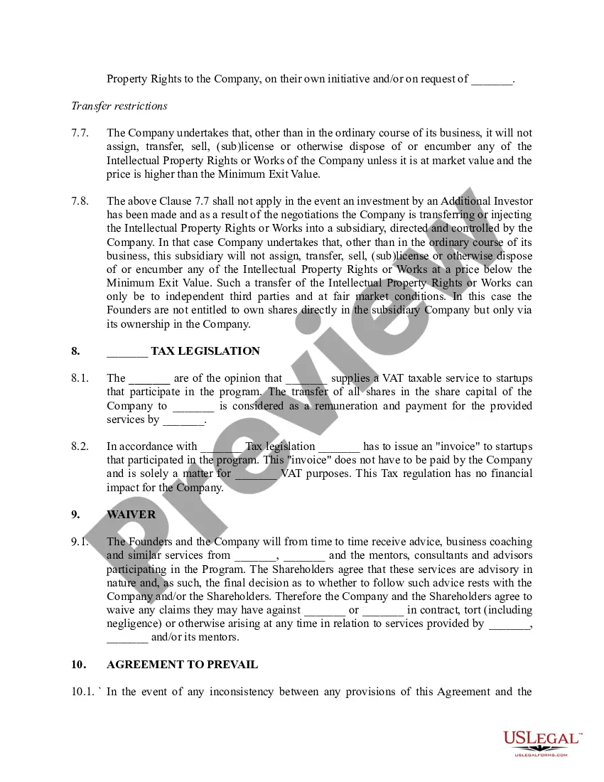 Get Shareholders Agreement Preview Shareholders Agreement