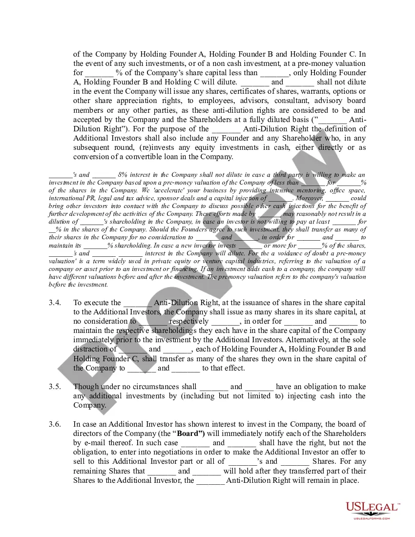 Get Shareholders Agreement Preview Shareholders Agreement