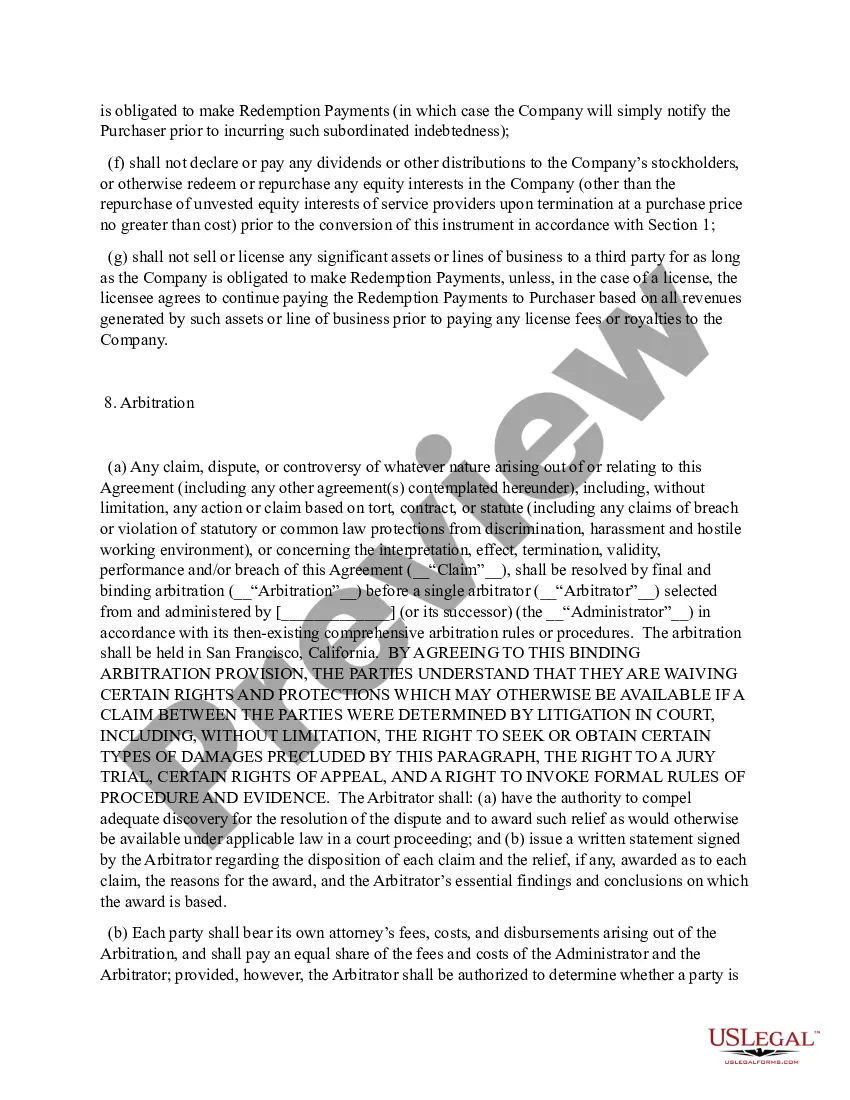 Get Term Sheet Preview Term Sheet